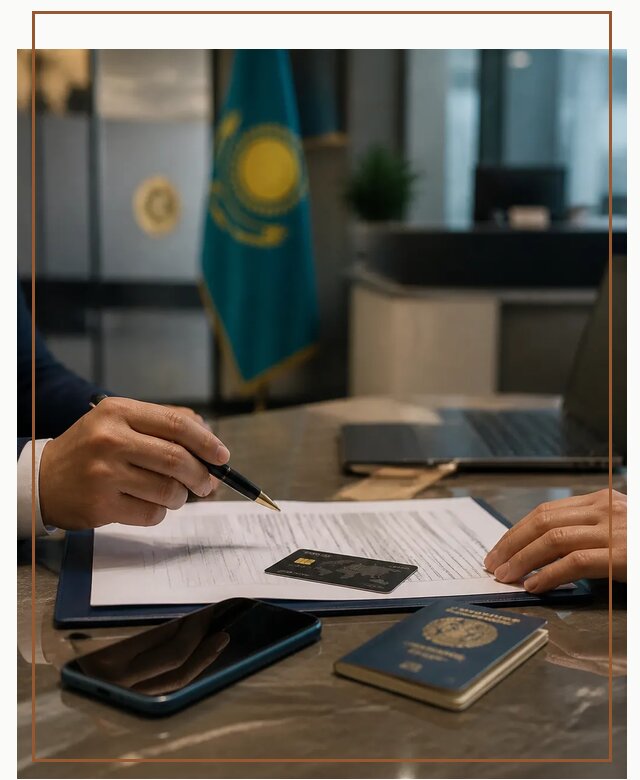 Открытие счета и банковской карты в Казахстане в Краснодаре